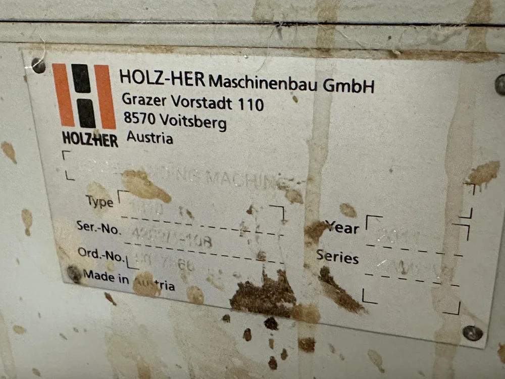 Holz-Her Edgebander Model: Sprint 1310, Year 2011 — LIMZ